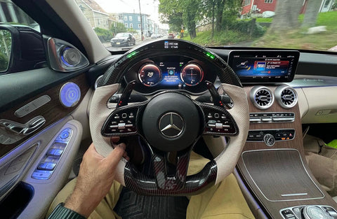 Mercedes Benz C300/C180 Performance carbon steering wheel