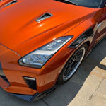 GTR 2020 carbon fiber fender inserts (2009-2022)