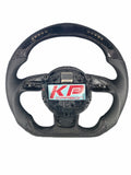 Audi B8.5 Carbon Fiber Performance ledSteering Wheel