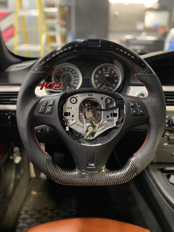 BMW E90/E92/E93 Performance LED Carbon Steering Wheel