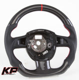 Audi B8 pre face-lift carbon fiber steering wheel