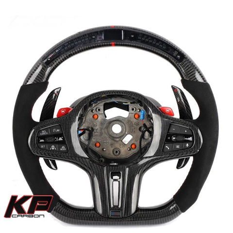 BMW F9X Performance LED Carbon Steering Wheel