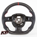 Audi B8 pre face-lift carbon fiber steering wheel