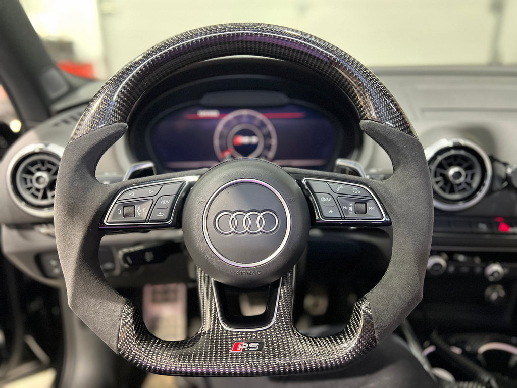 Audi s4 carbon hot sale fiber steering wheel
