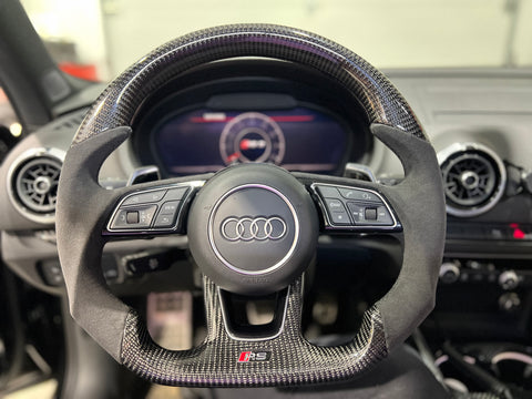 Audi  B9 carbon fiber steering wheel
